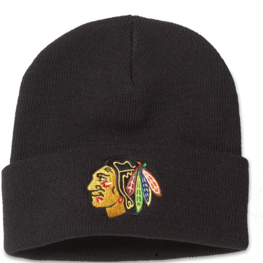 Classic Chicago Blackhawks Basic Knit Hat